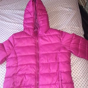 Pink old navy coat kids